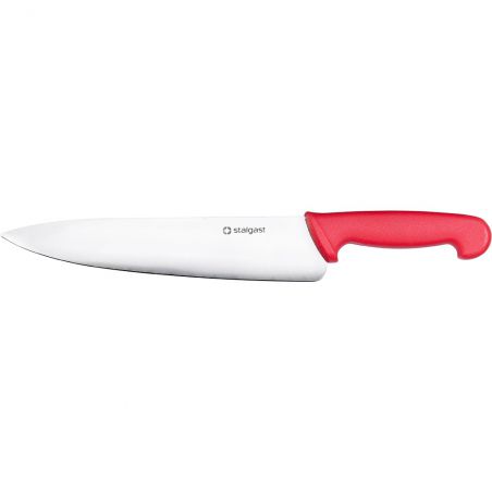 nóż kuchenny, HACCP, czerwony, L 250 mm | 281251 STALGAST Nóż kuchenny L 250 mm czerwony | Stalgast 281251