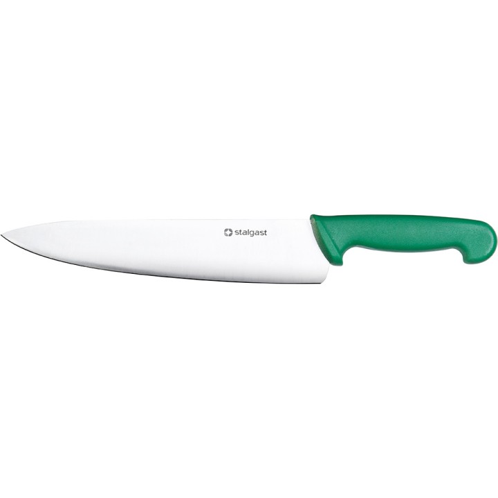 Noż kuchenny L 250 mm zielony | Stalgast 281252