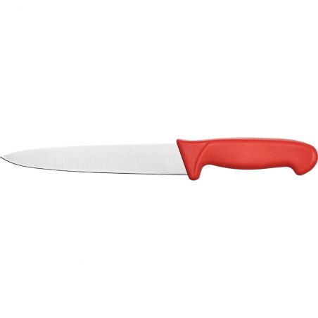 nóż do krojenia, HACCP, czerwony, L 180 mm | 283181 STALGAST Nóż do krojenia L 180 mm czerwony | Stalgast 283181