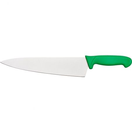 nóż kucharski, HACCP, zielony, L 260 mm | 283262 STALGAST Nóż kuchenny L 260 mm zielony | Stalgast 283262