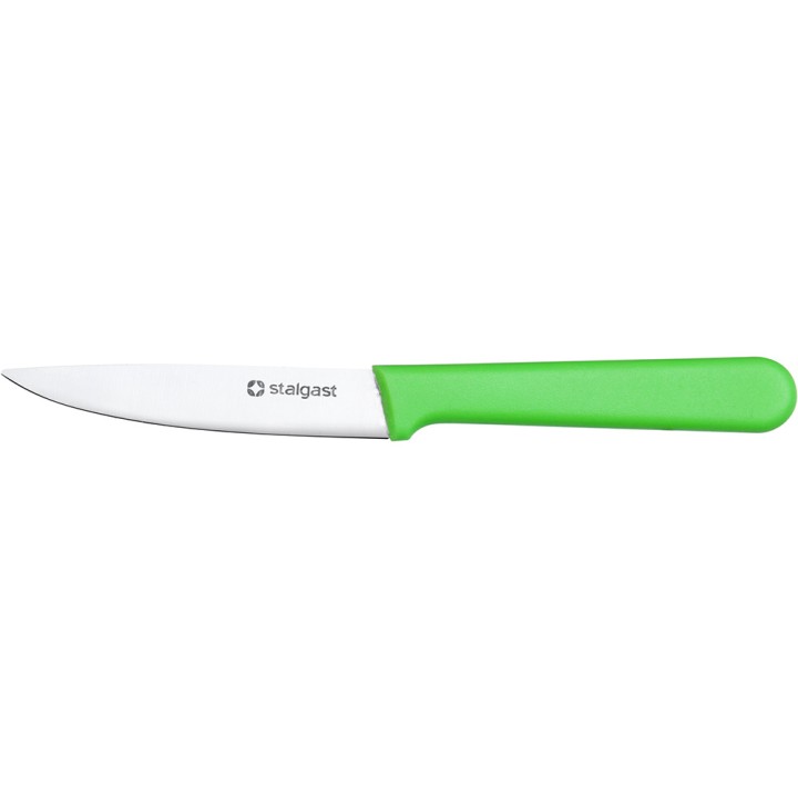 Nóź do obierania L 90 mm zielony | Stalgast 285082