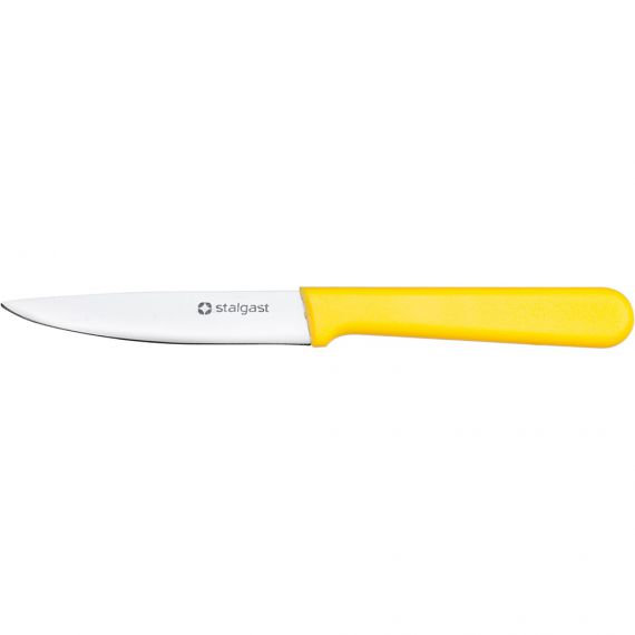 nóż do obierania, uniwersalny, HACCP, żółty, L 90 mm | 285083 STALGAST Nóż do obierania L 90 mm żółty | Stalgast 285083