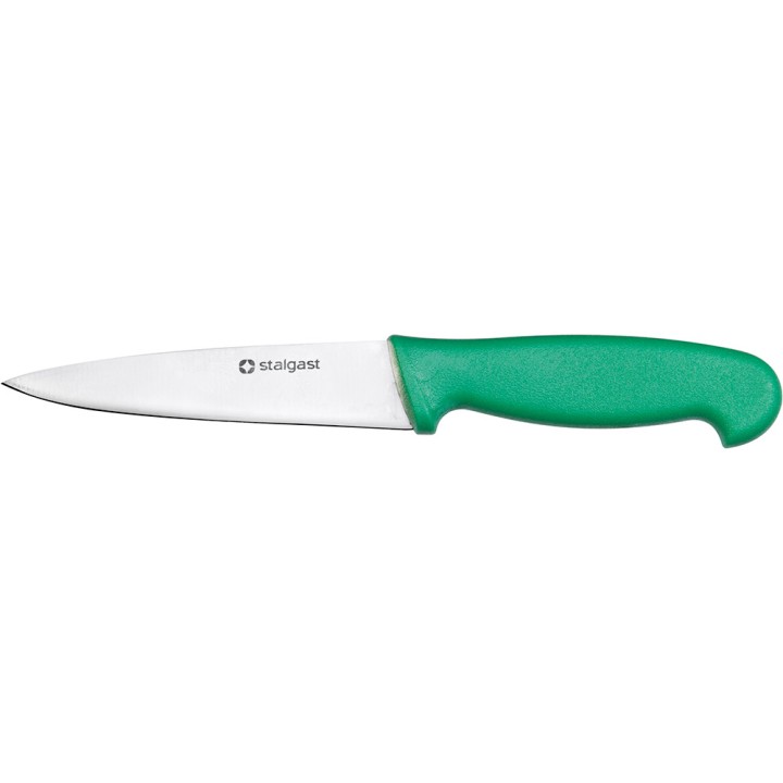 Nóż do jarzyn L 105 mm zielony | Stalgast 285102