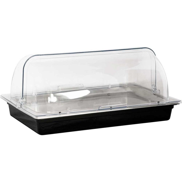 Pokrywa z poliwęglanu Roll Top pod tacę GN 1/1 | Stalgast 419000