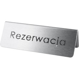 Tabliczka "rezerwacja" | Stalgast 486025