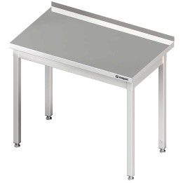 Stół przyścienny bez półki 1200x700x850 mm skręcany | Stalgast 611127