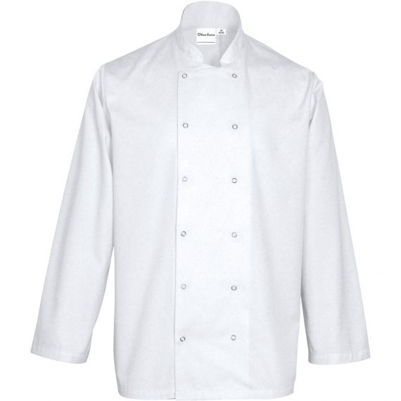bluza kucharska rozmiar S, unisex, CHEF, biała,  | 634052 STALGAST Bluza kucharska biała CHEF S unisex | Stalgast 634052