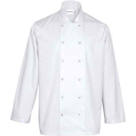 bluza kucharska rozmiar M, unisex, CHEF, biała | 634053 STALGAST Bluza kucharska biała CHEF M unisex | Stalgast 634053