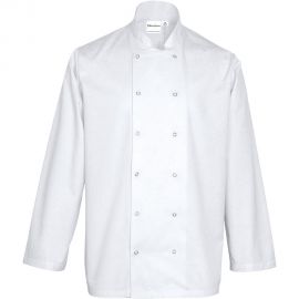 bluza kucharska, unisex, CHEF, biała, rozmiar L