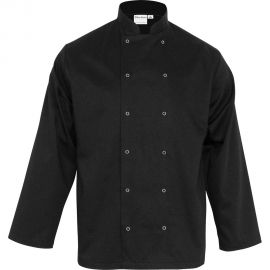 bluza kucharska, unisex, CHEF, czarna, rozmiar M