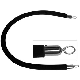Sznur do słupka hotelowego czarny 1500 mm | Stalgast 689003