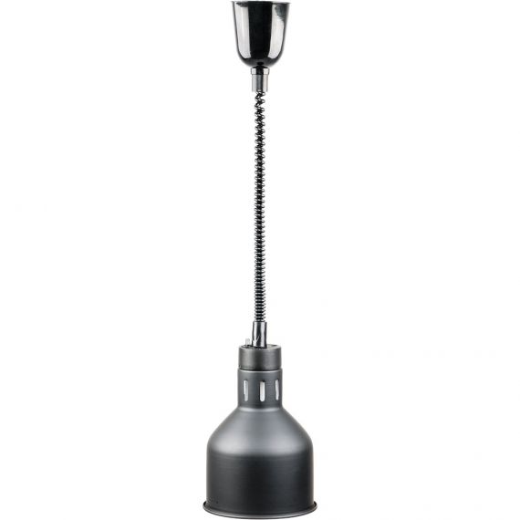 lampa do podgrzewania potraw wisząca, czarna, P 0.25 kW, U 230 V | 692601 stalgast Wisząca lampa grzewcza do potraw | Stalgast 692601