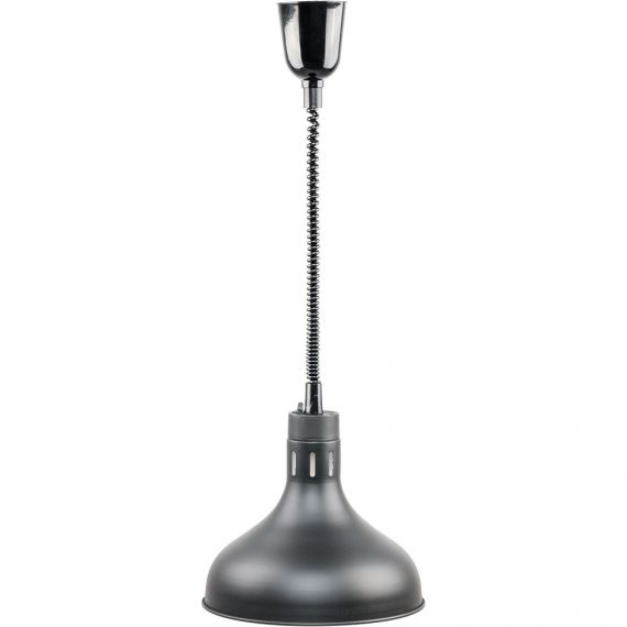 lampa do podgrzewania potraw wisząca, czarna, P 0.25 kW, U 230 V | 692611 stalgast Wisząca lampa grzewcza do potraw | Stalgast 692611
