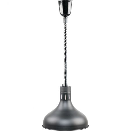 lampa do podgrzewania potraw wisząca, czarna, P 0.25 kW, U 230 V | 692611 stalgast Wisząca lampa grzewcza do potraw | Stalgast 692611