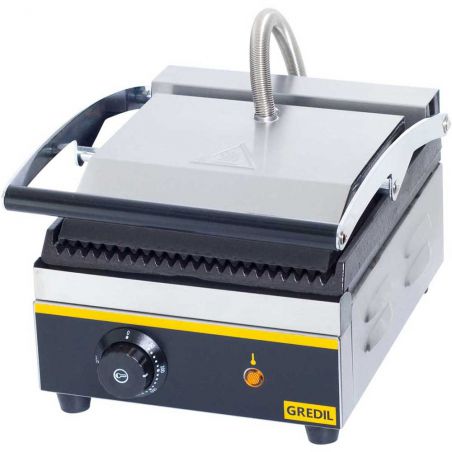 kontakt grill pojedynczy, P 1.8 kW, U 230 V Kontakt grill pojedynczy | Stalgast 742010