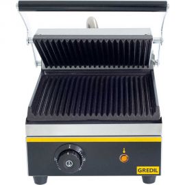 Kontakt grill pojedynczy | Stalgast 742010 kontakt grill pojedynczy, P 1.8 kW, U 230 V