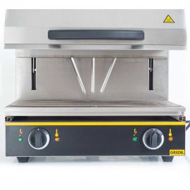 Salamander elektryczny 600 mm | Stalgast 744000 salamander z ruchomą głowicą, W 600 mm, P 4 kW, U 400 V