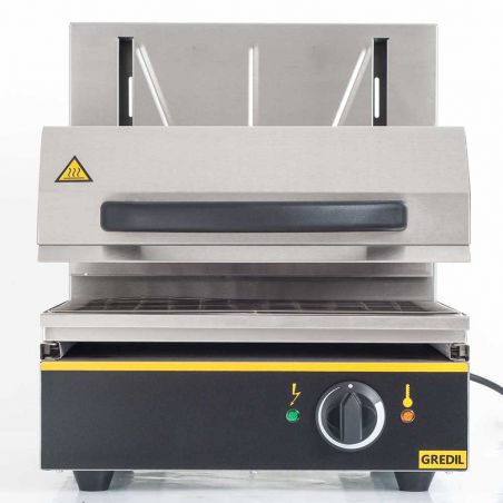 salamander z ruchomą głowicą, W 450 mm, P 2.8 kW, U 230 V Salamander elektryczny 450 mm | Stalgast 744020