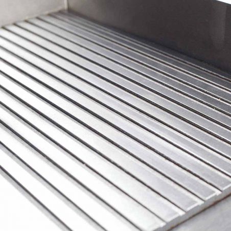 płyta grillowa 1/2 gładka, 1/2 ryflowana, P 3.5 kW, U 230 V | 745120 stalgast Płyta grillowa gładka/ryflowana | Stalgast 745120