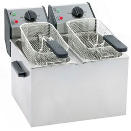 Frytownica nastawna 2x5 l | Stalgast 777323