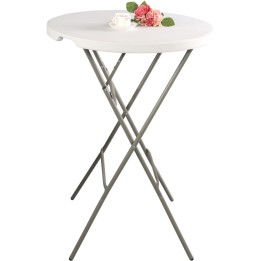Stół cateringowy barowy składany okrągłu fi 800x1100 | Stalgast 950141
