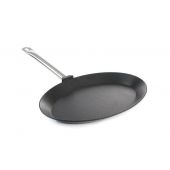 Patelnia owalna do ryb z odlewu aluminium powlekana tytanem Titanium Professional-40x27,5 cm | 629604 HENDI