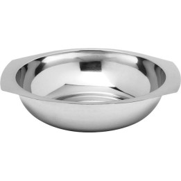 Miseczka stalowa na warzywa/surówkę z uchwytami śr. 140 mm