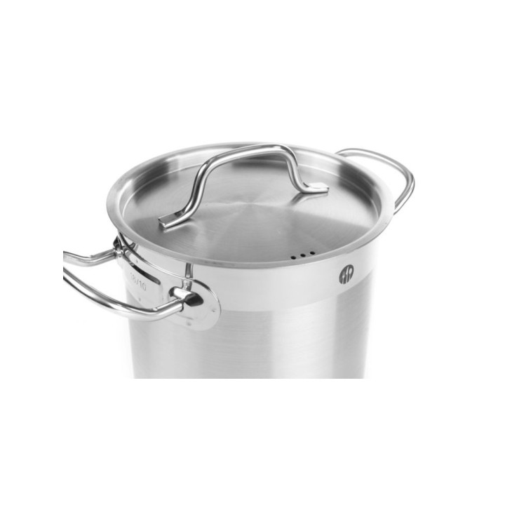 Garnek wysoki Profi Line z pokrywką, dno "Sandwich" 3 l; śr. 160 x 150 h