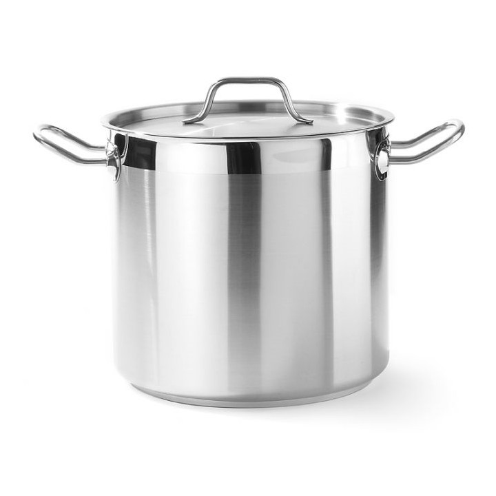 Garnek wysoki Profi Line z pokrywką, dno "Sandwich" 37 l; śr. 360 x 360 h