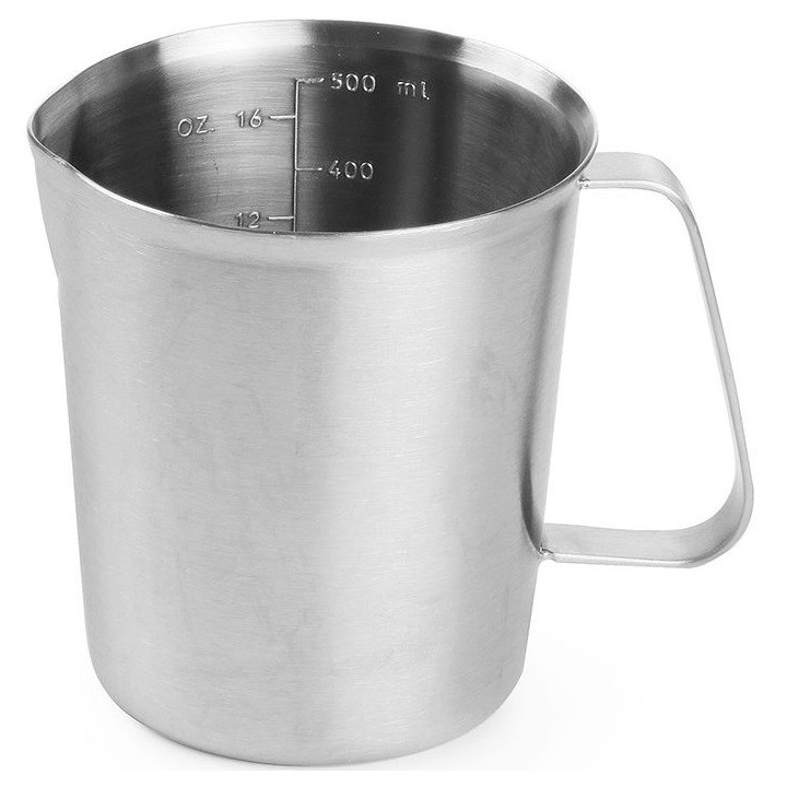 Miarka stalowa z podziałką 0,5 l