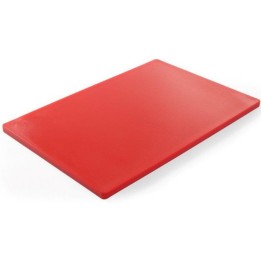 Deska do krojenia HACCP  600x400 czerwona do surowego mięsa