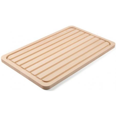 Deska drewniana dwustronna do chleba + tradycyjna-530x325x18 mm | 505403 HENDI 