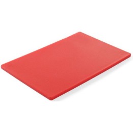 Deska do krojenia HACCP  450x300  czerwona do surowego mięsa
