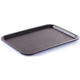 Taca z polipropylenu - FAST FOOD 305x415 mm brązowa