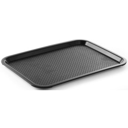 Taca z polipropylenu - FAST FOOD 305x415 mm czarna