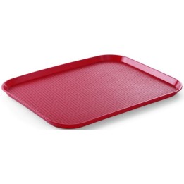 Taca z polipropylenu - FAST FOOD 350x450 czerwona