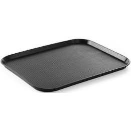 Taca z polipropylenu - FAST FOOD 350x450 czarna