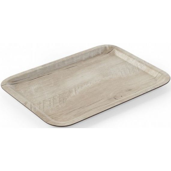 Taca do serwowania  240x340mm z nadrukiem drewna jasny dąb | 508909 hendi 