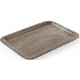 Taca do serwowania 240x340mm mm z nadrukiem drewna ciemny dąb | 508923 hendi