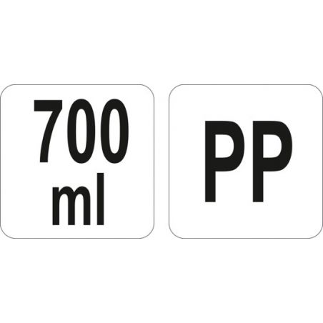 DYSPENSER DO SOSÓW 700ML ŻÓŁTY| YATO YG-00554 