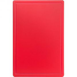 deska do krojenia, czerwona, HACCP, 600x400x18 mm | 341631 STALGAST