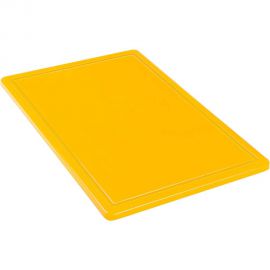 deska do krojenia, żółta, HACCP, 600x400x18 mm | 341633 STALGAST