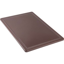 deska do krojenia, brązowa, HACCP, 600x400x18 mm | 341636 STALGAST