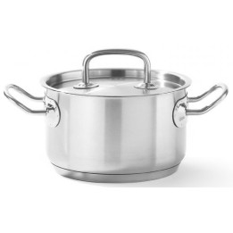 Garnek średni Kitchen Line z pokrywką 1,7 l; śr. 160 x 95 h