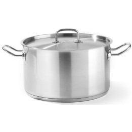 Garnek średni Kitchen Line z pokrywką 9 l; śr. 280 x 155 h