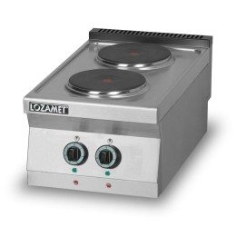 KUCHNIA ELEKTRYCZNA 2-PŁYTOWA | LOZAMET L900.KEO2