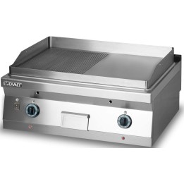 GRILL PŁYTOWY GAZOWY - PŁYTA ½ RYFLOWANA + ½ GŁADKA | LOZAMET L900.GPG900RG