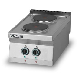 KUCHNIA ELEKTRYCZNA 2-PŁYTOWA | LOZAMET L700.KEO2