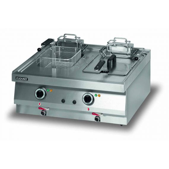 FRYTKOWNICA ELEKTRYCZNA DWUZBIORNIKOWA LINIA 650 | LOZAMET LEF224 