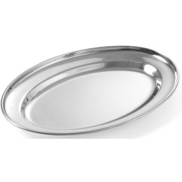 półmisek do mięs i wędlin - 250x180 mm owalny, stalowy